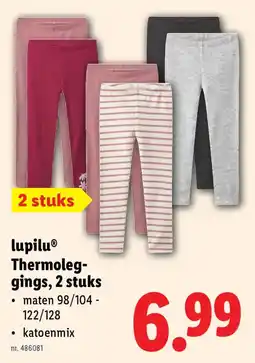 Lidl Lupilu Thermoleggings aanbieding