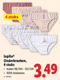 Lidl Lupilu Onderbroeken aanbieding