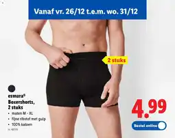Lidl Esmara boxershorts aanbieding