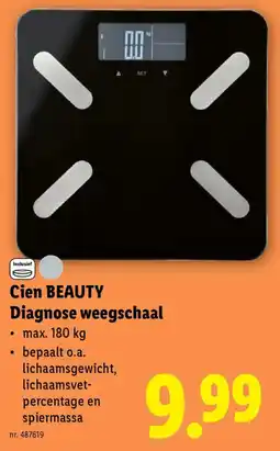 Lidl Cien beauty diagnose weegschaal aanbieding