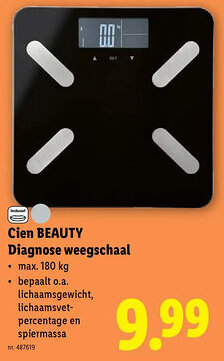 Lidl Cien beauty diagnose weegschaal aanbieding