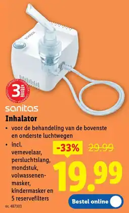 Lidl Sanitas inhalator aanbieding