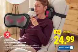 Lidl Sensiplast Shiatsu massagekussen aanbieding