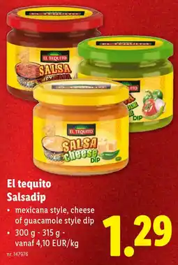 Lidl El tequito Salsadip aanbieding