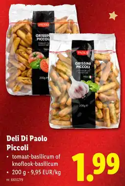 Lidl Deli Di Paolo Piccoli aanbieding
