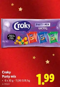 Lidl Croky Party mix aanbieding