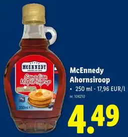 Lidl McEnnedy Ahornsiroop aanbieding