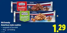 Lidl McEnnedy American style cookies aanbieding