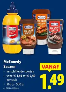 Lidl McEnnedy Sauzen aanbieding
