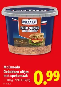 Lidl McEnnedy Gebakken uitjes met speksmaak aanbieding