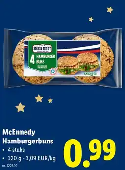 Lidl McEnnedy Hamburgerbuns aanbieding