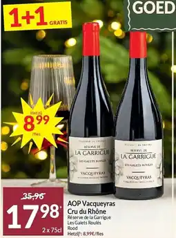 Intermarché AOP Vacqueyras Cru du Rhône aanbieding
