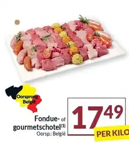 Intermarché Fondue-of gourmetschotel aanbieding