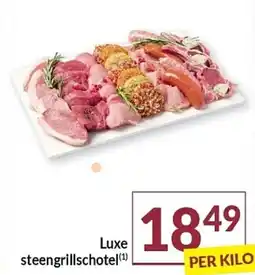 Intermarché Luxe steengrillschotel aanbieding