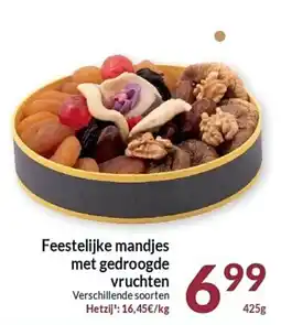 Intermarché Feestelijke mandjes met gedroogde vruchten aanbieding