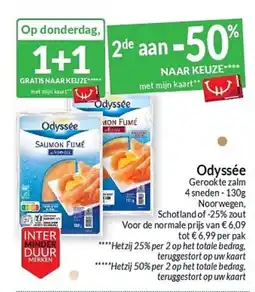 Intermarché Odyssée Gerookte zalm aanbieding