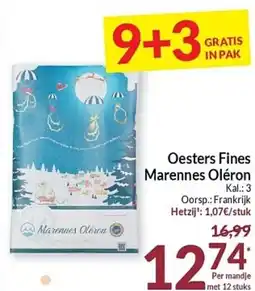Intermarché Oesters Fines Marennes Oléron aanbieding