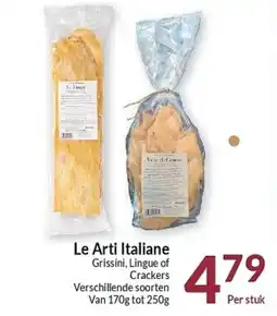 Intermarché Le Arti Italiane Grissini, Lingue of Crackers aanbieding