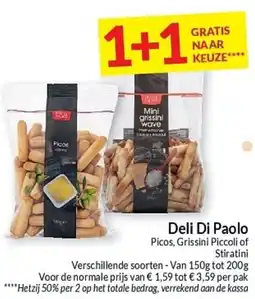 Intermarché Deli Di Paolo Picos, Grissini Piccoli of Stiratini aanbieding