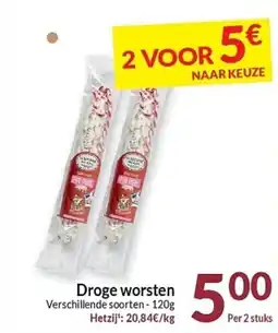 Intermarché Droge worsten aanbieding