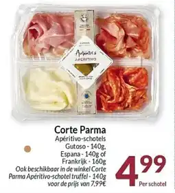 Intermarché Corte Parma Apéritivo-schotels aanbieding