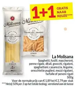 Intermarché La Molisana aanbieding