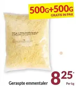 Intermarché Geraspte emmentaler aanbieding