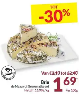 Intermarché Brie de Meaux of Gearomatiseerd aanbieding