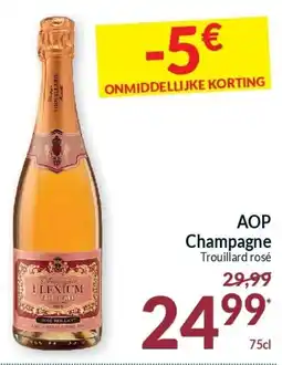 Intermarché AOP Champagne Trouillard rosé aanbieding