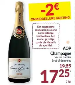 Intermarché AOP Champagne aanbieding