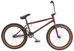 Decathlon BMX fiets volwassenen CENTRIX FC roodbruin 20 inch 10,9 kg aanbieding