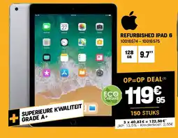 Electro Depot REFURBISHED IPAD 6 aanbieding