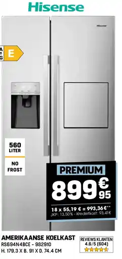 Electro Depot AMERIKAANSE KOELKAST aanbieding