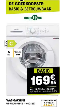 Electro Depot WASMACHINE aanbieding