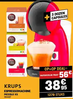 Electro Depot ESPRESSOMACHINE PICCOLO XS aanbieding