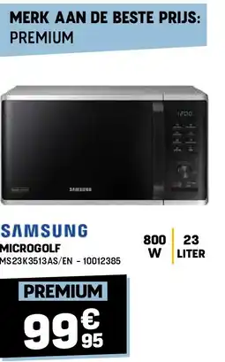 Electro Depot Samsung MICROGOLF MS23K3513AS/EN aanbieding