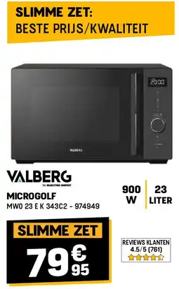 Electro Depot MICROGOLF MWO 23 E K 343C2 aanbieding