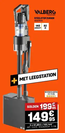 Electro Depot STEELSTOFZUIGER aanbieding