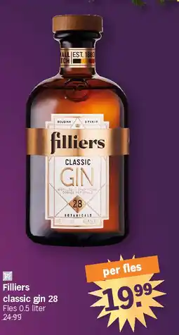 Albert Heijn Filliers classic gin 28 aanbieding