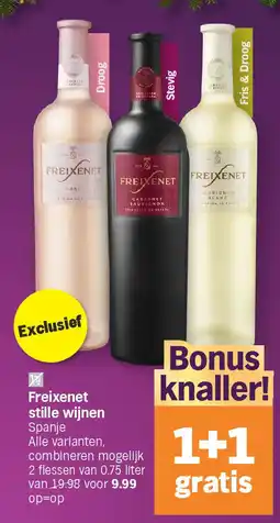 Albert Heijn Freixenet stille wijnen aanbieding