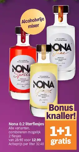 Albert Heijn Nona 0.2 literflesjes aanbieding