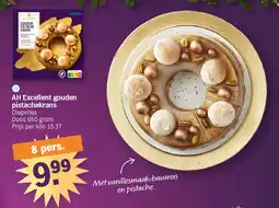 Albert Heijn AH Excellent gouden pistachekrans aanbieding