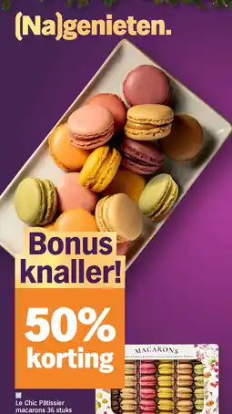 Albert Heijn Le Chic Pâtissier macarons 36 stuks aanbieding