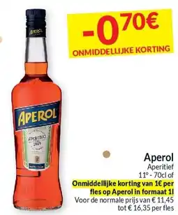 Intermarché Aperol Aperitief aanbieding