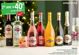 Intermarché Martini Gamma schuimwijn, vermout en alcoholvrij aanbieding