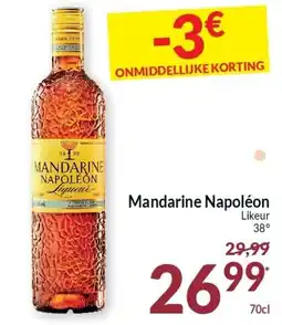Intermarché Mandarine Napoléon Likeur 38° aanbieding
