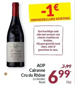 Intermarché AOP Cairanne Cru du Rhône aanbieding