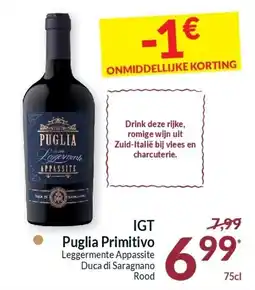 Intermarché IGT Puglia Primitivo aanbieding
