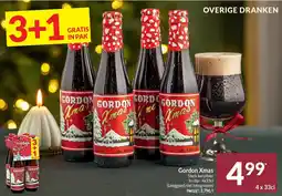 Intermarché Gordon Xmas Sterk kerstbier In clip aanbieding