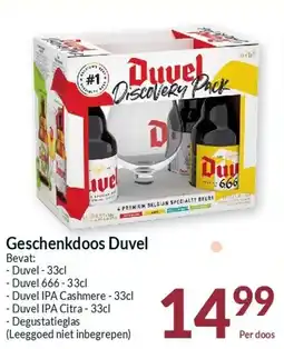 Intermarché Geschenkdoos Duvel aanbieding